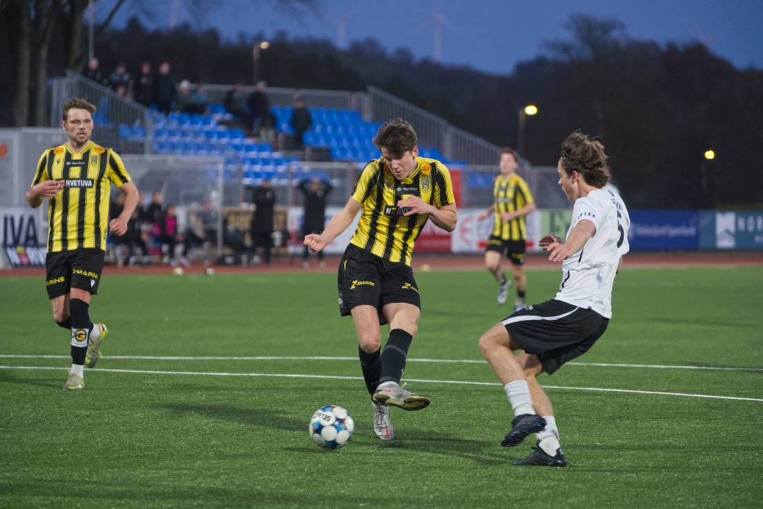Olliver Toft Noreng punkterte kampen med sin 3-0 scoring