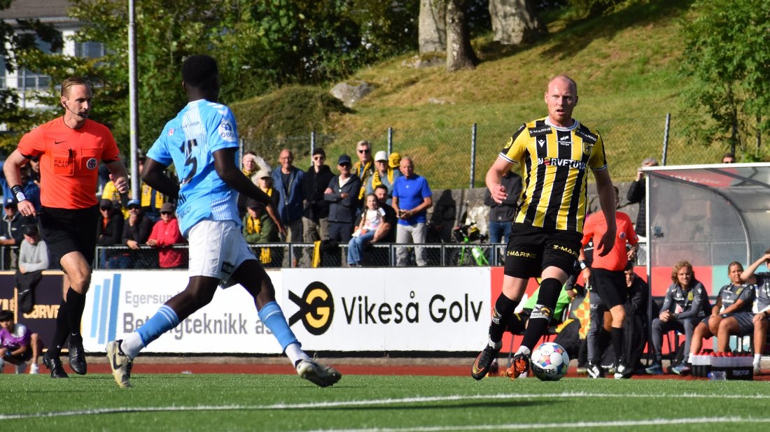 Sivert Westerlund er klar for nye offensive raid mot hans gamle klubb Strømsgodset på søndag. Her mot Sandnes Ulf sist helg.