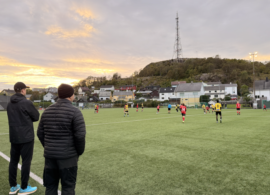 Trenerteamet var fornøyd med guttene mandags kveld