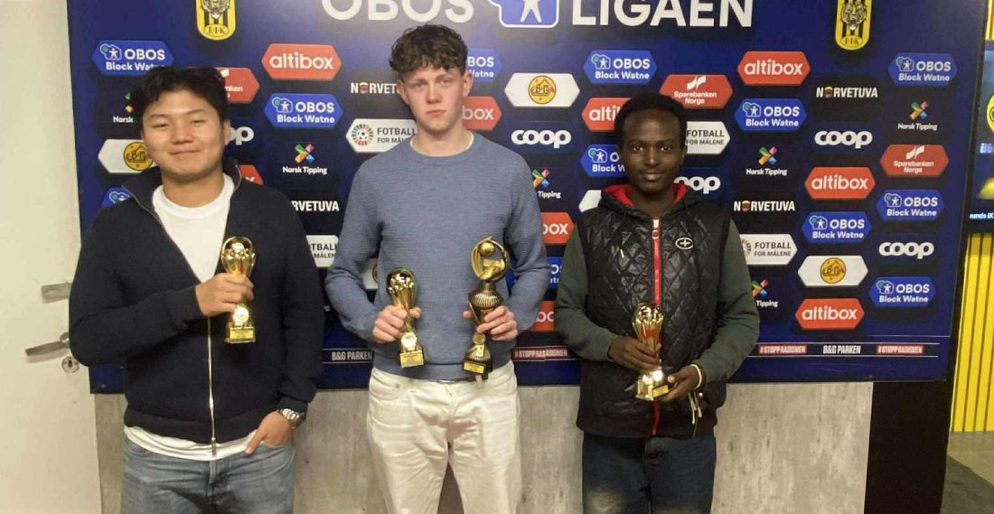 David (innsats), Benjamin (årets spiller + scoring), Innocent (trening)